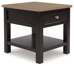 Drazmine Brown End Table - Ornate Home