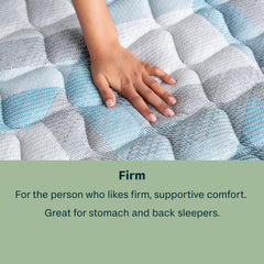 Dream Weaver 11.5" Gray Innerspring King Firm Mattress - Ornate Home