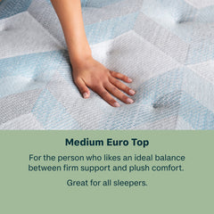 Dream Weaver 12.25" Gray Innerspring California King Medium Euro Top Mattress - Ornate Home