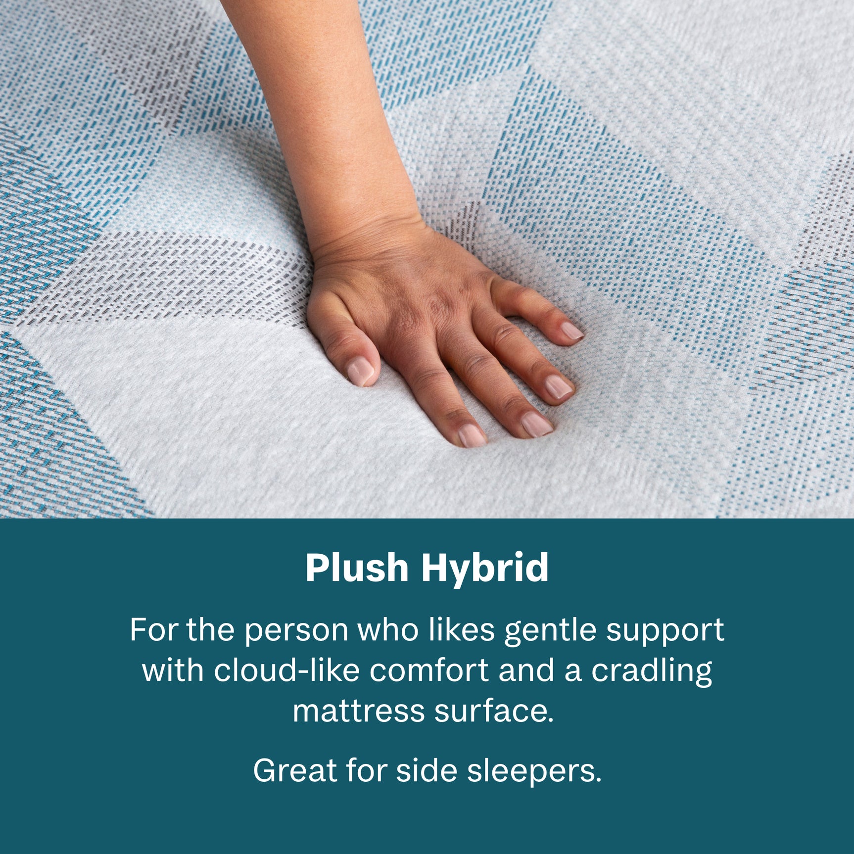Dream Weaver 12.5" Gray Hybrid Twin Hybrid Plush Mattress - Ornate Home