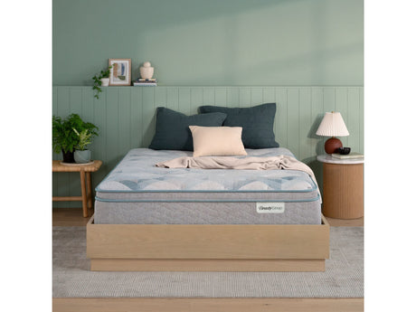 Dream Weaver 14.25" Gray Innerspring Full Medium Pillow Top Mattress - Ornate Home