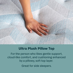 Dream Weaver 14.25" Gray Innerspring King Ultra Plush Pillow Top Mattress - Ornate Home