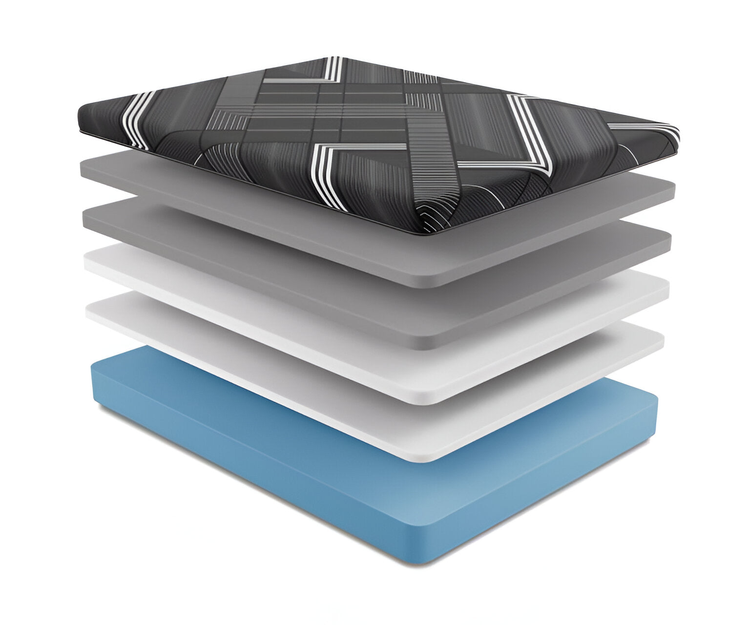 Dreamstage 2.0 Onyx Ice 2.0 14" Firm Black Twin Mattress - Ornate Home