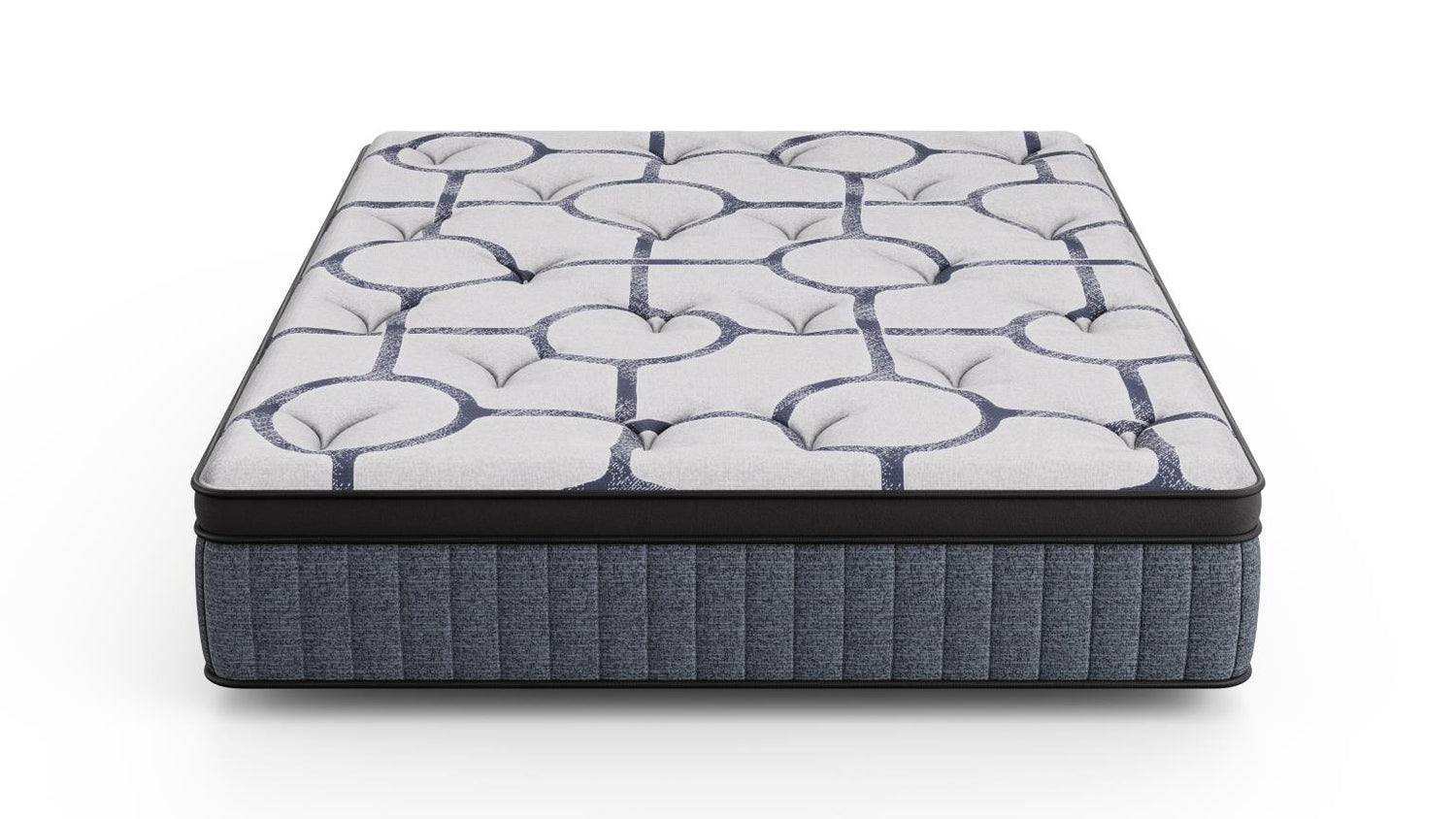 Dreamstage Value Amethyst Euro Top 15" Plush Grey California King Mattress - Ornate Home