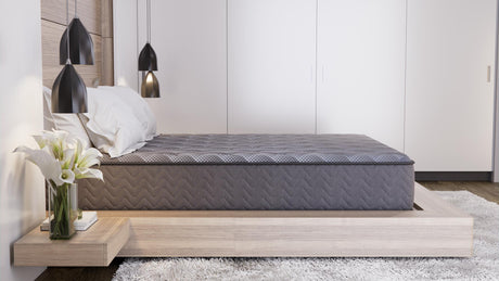 Dreamstage Value Arcadia 13" Firm Grey King Mattress - Ornate Home