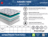 Dreamstage Value Haven Hybrid 13.5" Firm Grey California King Mattress - Ornate Home