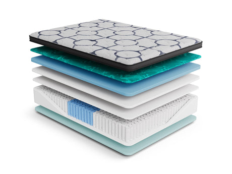 Dreamstage Value Meadow Euro Top 13" Medium Grey King Mattress - Ornate Home