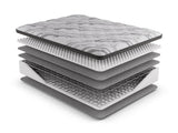 Dreamstage Value Opal Pillow Top 10" Medium Grey Twin Mattress - Ornate Home