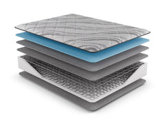 Dreamstage Value Opal Tight Top 9" Firm Grey Twin XL Mattress - Ornate Home