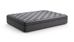 Dreamstage Value Turquoise Euro Top 12.5" Firm Grey Twin Mattress - Ornate Home