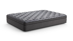 Dreamstage Value Turquoise Euro Top 12.5" Medium Grey Full Mattress - Ornate Home