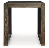 Dreggan Brown Square End Table (Online Special Price) - Ornate Home