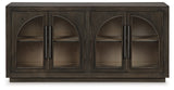 Dreley Grayish Brown Accent Cabinet (Online Special Price) - Ornate Home