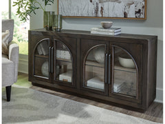 Dreley Grayish Brown Accent Cabinet - Ornate Home