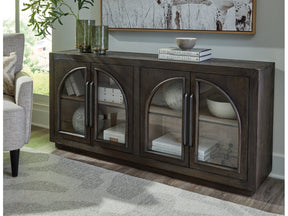 Dreley Grayish Brown Accent Cabinet - Ornate Home