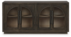 Dreley Grayish Brown Accent Cabinet - Ornate Home
