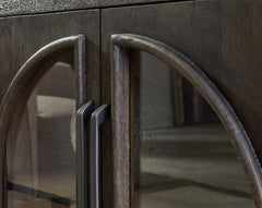 Dreley Grayish Brown Accent Cabinet - Ornate Home