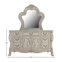 Dresden Bone White Dresser - Ornate Home