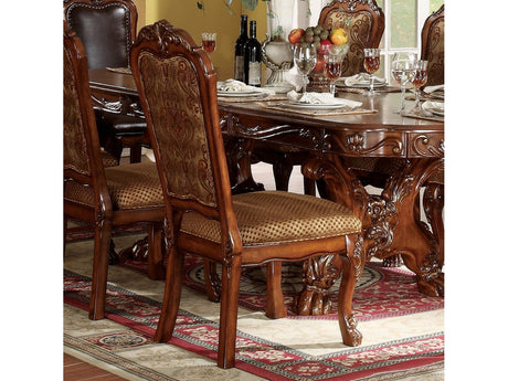 Dresden Brown Cherry Oak Dining Side Chairs (Set of 2) - Ornate Home