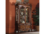 Dresden Cherry Oak Curio Cabinet - Ornate Home