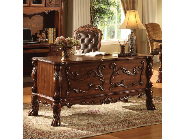 Dresden Cherry Oak Desk - Ornate Home
