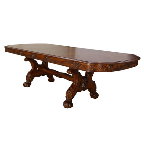 Dresden Cherry Oak Dining Table - Ornate Home