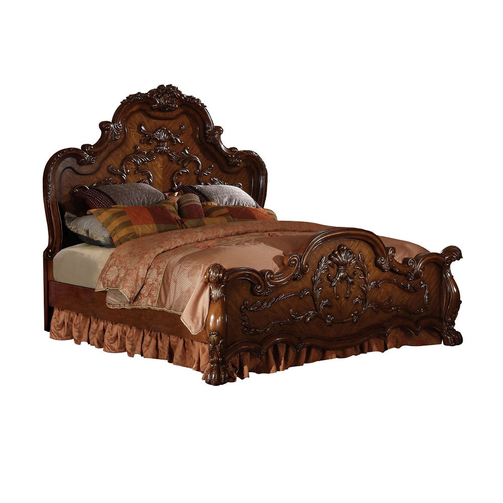 Dresden Cherry Oak Eastern King Bed - Ornate Home