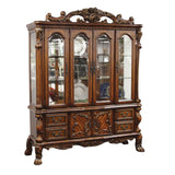 Dresden Cherry Oak Hutch & Buffet - Ornate Home