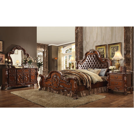 Dresden Cherry Oak Mirror - Ornate Home