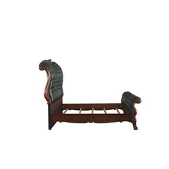 Dresden Cherry Oak Queen Sleigh Bed - Ornate Home