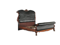 Dresden Cherry Oak Queen Sleigh Bed - Ornate Home