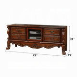 Dresden Cherry Oak TV Stand - Ornate Home