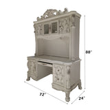 Dresden  Computer Desk & Hutch - Ornate Home