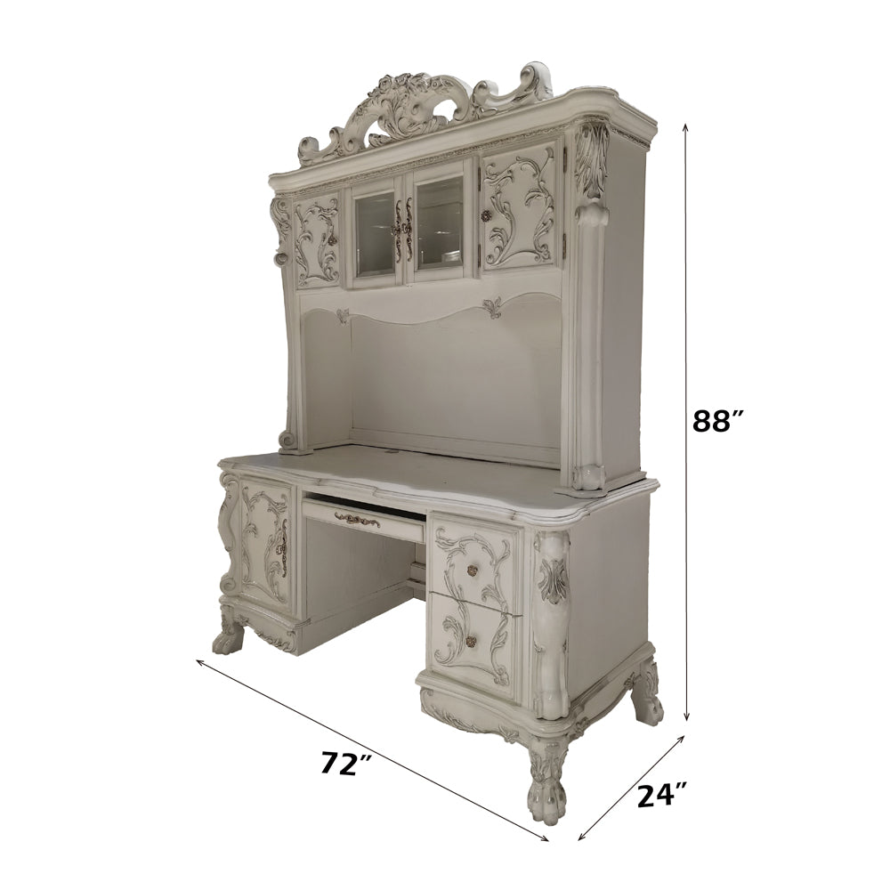 Dresden  Computer Desk & Hutch - Ornate Home