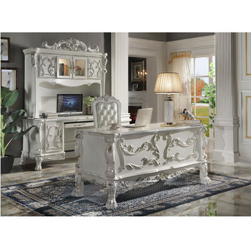 Dresden  Computer Desk & Hutch - Ornate Home