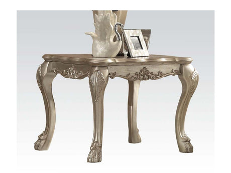 Dresden End Table in Gold Patina - Ornate Home