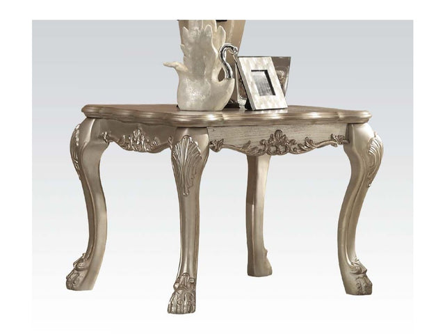 Dresden End Table in Gold Patina - Ornate Home