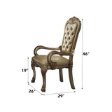 Dresden Gold Patina & Bone Armchair (Set of 2) - Ornate Home