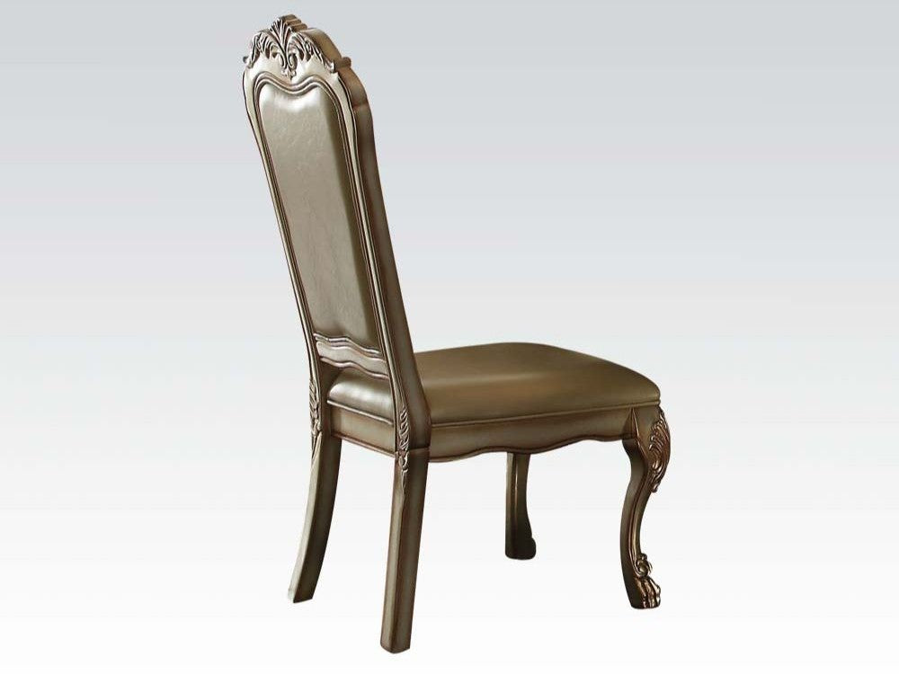 Dresden Gold Patina & Bone Side Chair (Set of 2) - Ornate Home