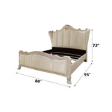 Dresden II Bone White California King Bed - Ornate Home