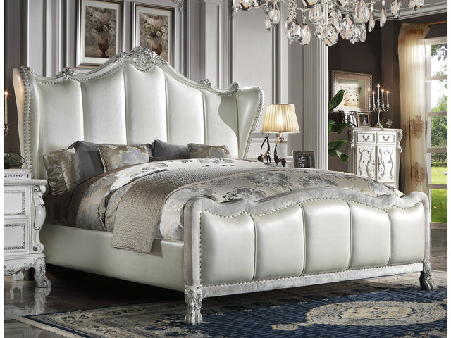Dresden II Bone White California King Bed - Ornate Home