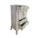 Dresden II Bone White Finish Chest - Ornate Home