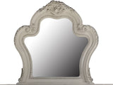 Dresden II Bone White Finish Mirror - Ornate Home