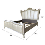 Dresden II Gold Patina Finish California King Bed - Ornate Home