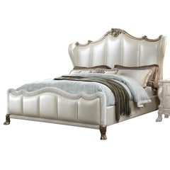 Dresden II Gold Patina Finish Queen Bed - Ornate Home