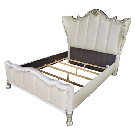 Dresden II Gold Patina Finish Queen Bed - Ornate Home
