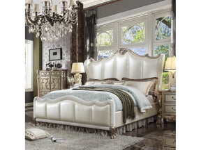 Dresden II Gold Patina Finish Queen Bed - Ornate Home