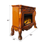 Dresden Oak Fireplace - Ornate Home