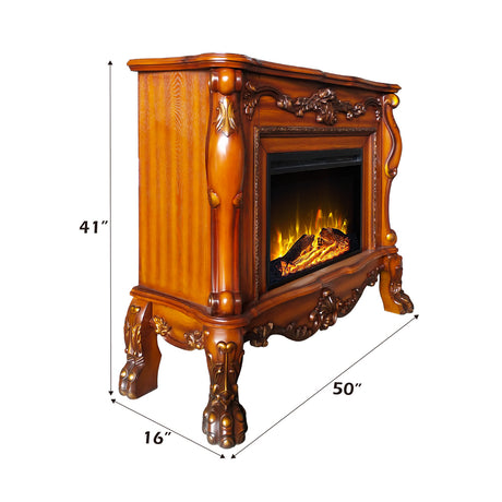 Dresden Oak Fireplace - Ornate Home