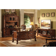 Dresden PU & Cherry Oak Office Chair - Ornate Home